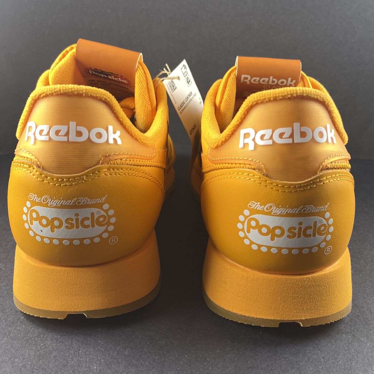Men's Size 10 Reebok Popsicle x Classic Leather Semi Fire Men's Size 10 Reebok Popsicle x Classic Leather Semi Fire