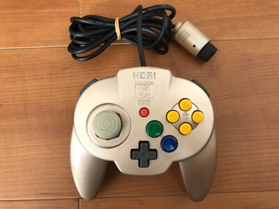 Hori Pad Mini Controller Gold Nintendo 64 getestet und funktionsfähig Japan