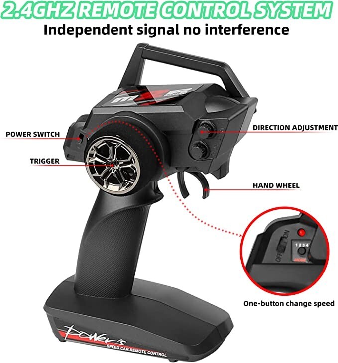 RM 1/18 Rm Remote Control Bubby 4WD 2.4 GHz High Speed 30 Km/h | eBay
