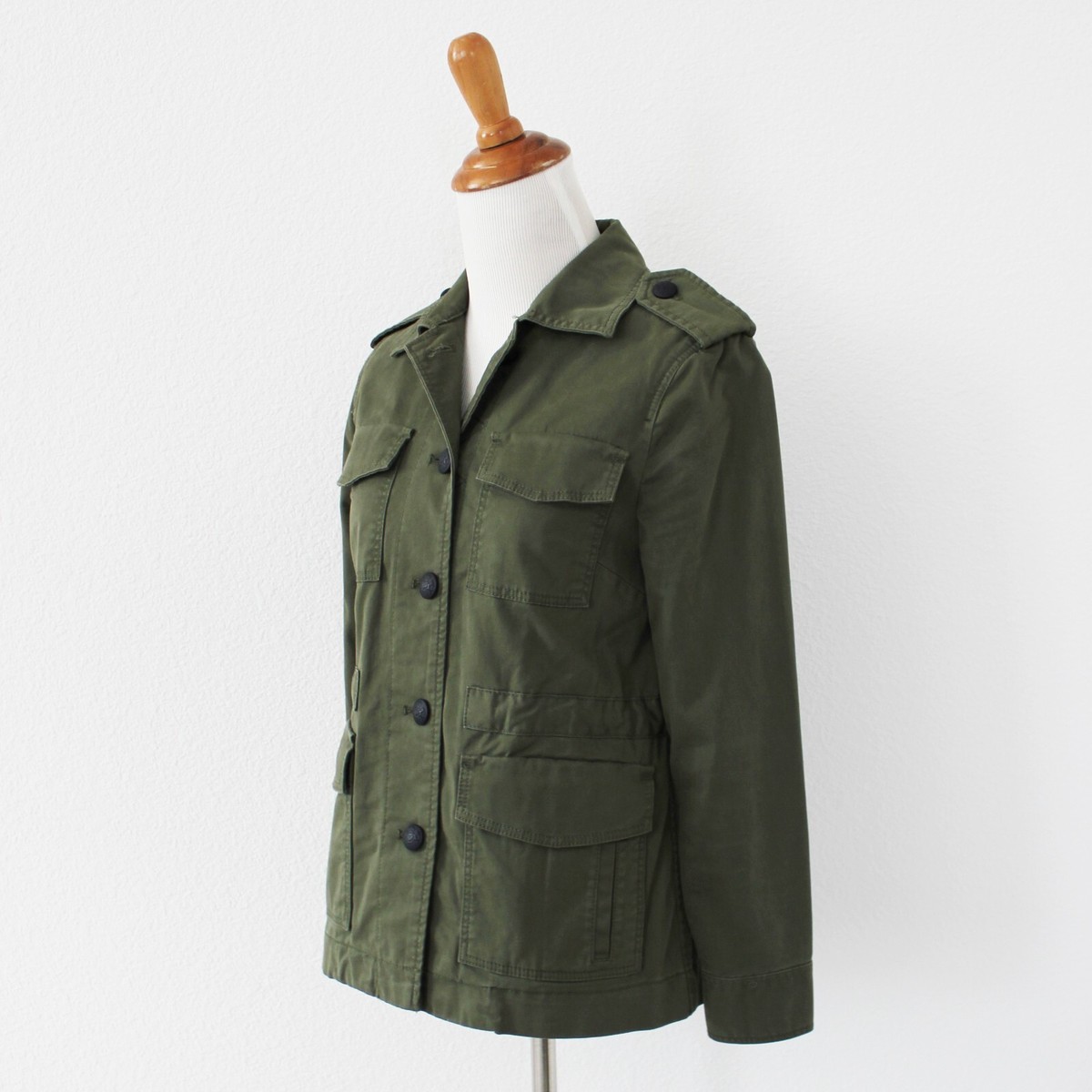 NEW Banana Republic Olive Green Twill Army Military Cargo Utility NEW Banana Republic Olive Green Twill Army Military Cargo Utility