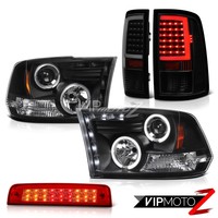 09-17 Dodge Ram 1500 Tail Lamp Third Brake Light Black Headlamps Assembly Pair on sale 09-17 Dodge Ram 1500 Tail Lamp Third Brake Light Black Headlamps Assembly Pair on sale
