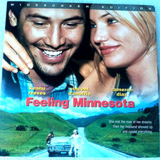 Feeling Minnesota Laserdisc Movie 1997 LD Keanu Reeves Cameron Diaz Rated R