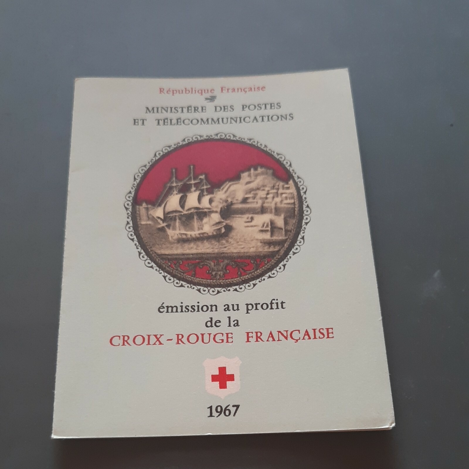Notebook Cross Red New X Year 1968 Superb-image