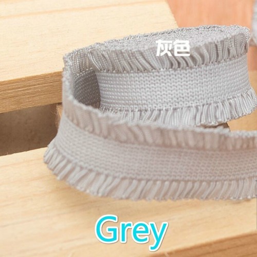 5Yards Ruffle Elastic Binding Bias Ribbon Stretch Sewing DIY Strap Hairband Trim - Picture 22 of 22