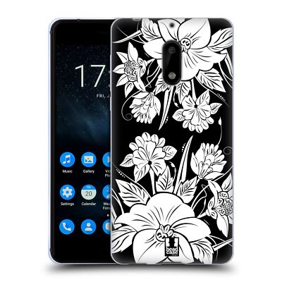 HEAD CASE DESIGNS BNW FLORAL SOFT GEL CASE FOR NOKIA PHONES 1