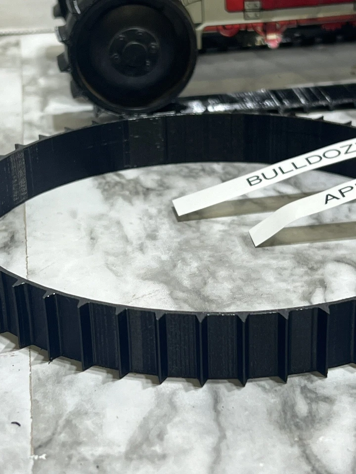 Vintage Marx Climbing Tractor Wind Up Tin Litho toy No 5 Dozer (TRACKS ONLY) - Image 2 of 4