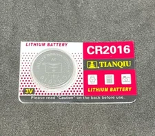 1 Pack CR2016 2016 Tianqiu Lithium 3v Battery USA Free SHIP FRESH 2025