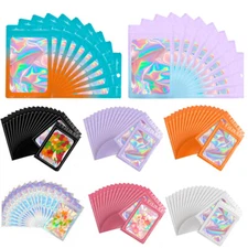 Holographic Mylar Foil Bags Smell Proof Food Storage Zip Seal Pouches Candy Bag