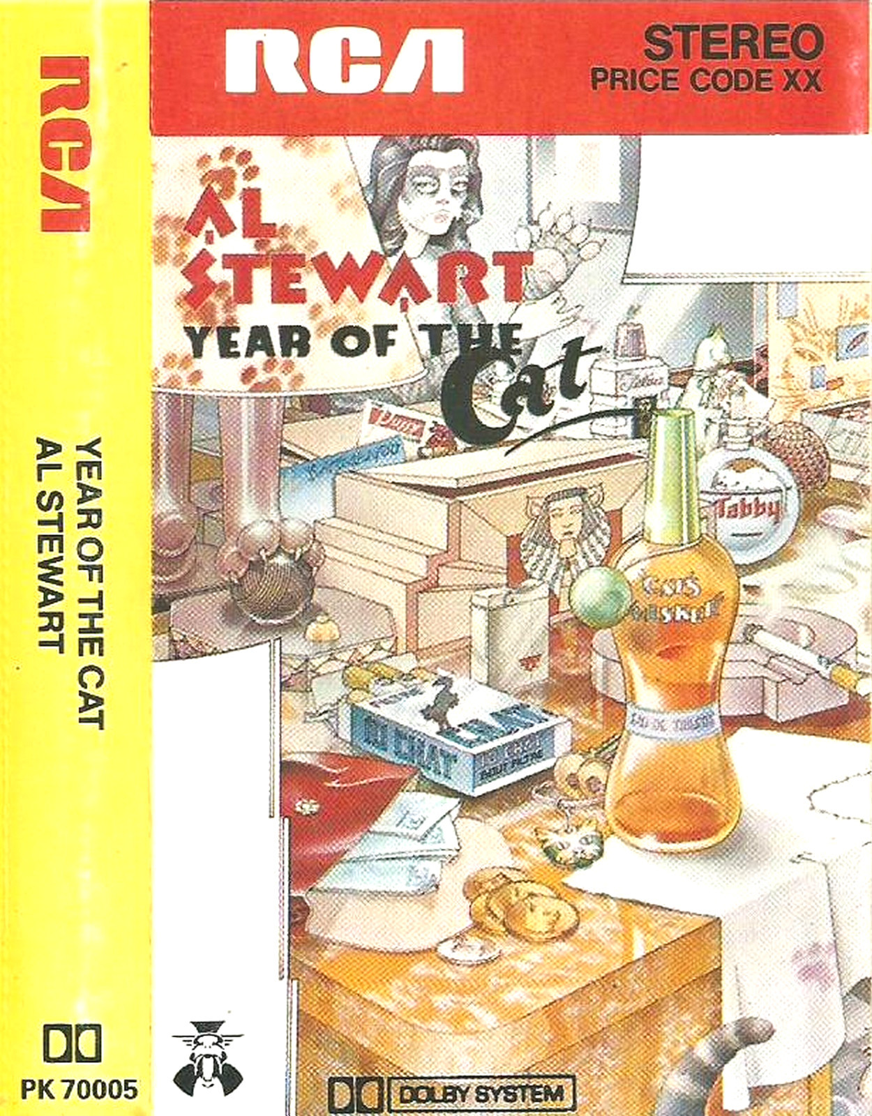 Al Stewart ‎Year Of The Cat CASSETTE ALBUM RCA  PK70005 Reissue Pop Rock