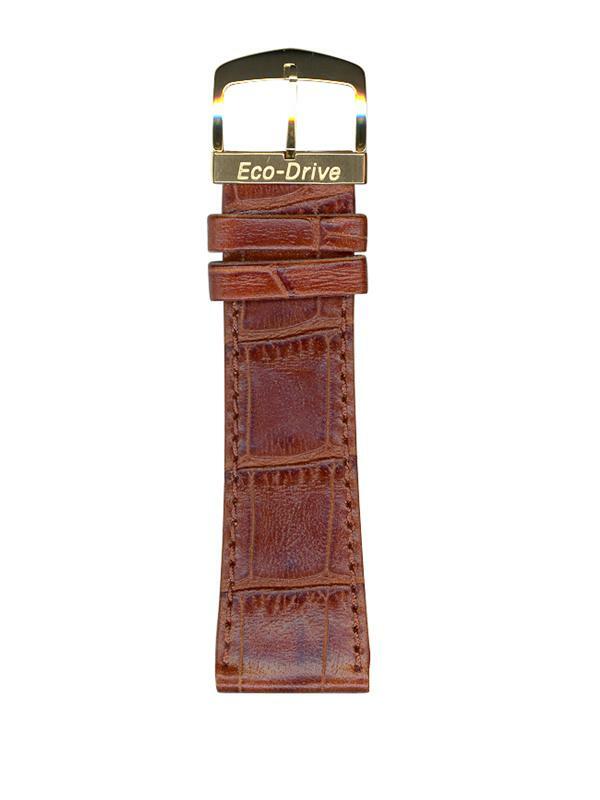 Citizen Man's 21mm Brown Alligator Grain WatchBand 59-T50050 Citizen Man's 21mm Brown Alligator Grain WatchBand 59-T50050