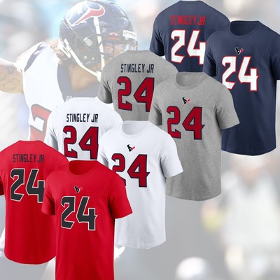 NEW! Derek Stingley Jr. #24 Houston Texans Name & Number Player Fast Shipping