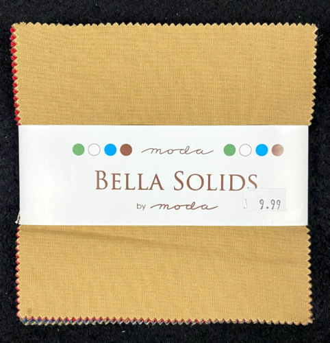 Bella Solids Fabric 42 Pc Charm Pack #9900PP-22 Quilt Blocks  5" Fabric Squares - Afbeelding 1 van 2