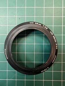 MINOLTA  Lens Hood for MD 28mm F2.8, MD 28mm F3.5 Screw-in, 49mm