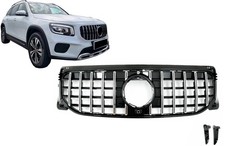 K&uuml;hlergrill f&uuml;r Mercedes GLB-Klasse X247 19-2023 GT-R Panamericana Design Chrom