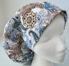 Beautiful Paisley Medical No Band Bouffant Scrub Cap Surgery Hat