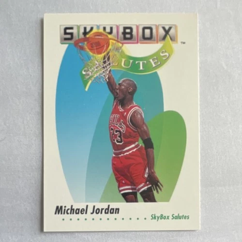 SkyBox 1991-92 Salutes Michael Jordan #572 Chicago Bulls NBA Basketball Card
