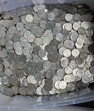 Below Average Condition Eisenhower Dollars 4 Sale Lot Of 100 (examples in pics)