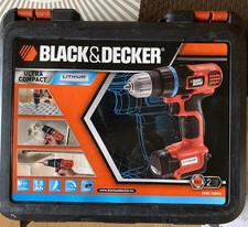 Akkubohrschrauber 2 x einmal mit K. BLACK DECKER Gebraucht ohne Ladegerät 10,8 V