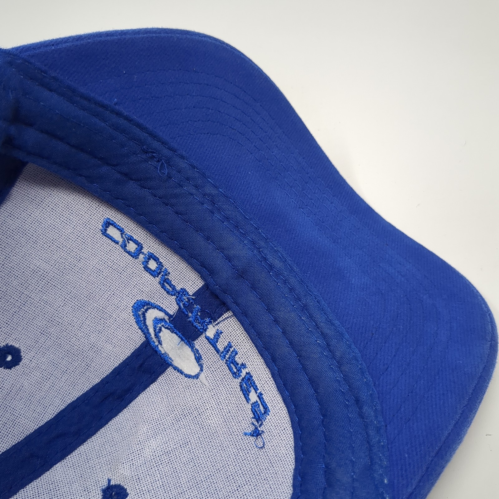 Cooper Tires Strapback Hat Solid Blue One Size Em… - image 8