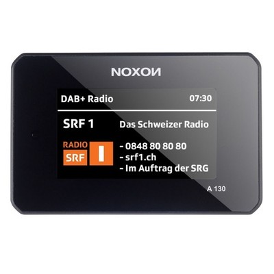 Noxon A 130 Schwarz - Audio Adapter DAB+/UKW & Web-Radio - Spotify - BT