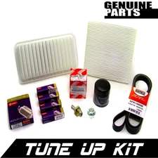 Tune-Up Kit 2003-2008 for Corolla/Matrix 1.8L Cabin/Oil Filters+Spark Plugs+Belt