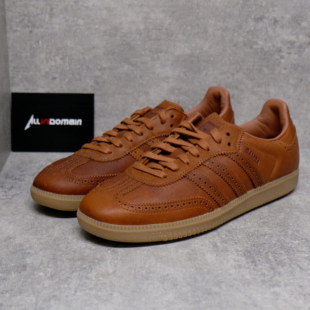 adidas Samba OG Brogue Pack Dust Rust JI3232 Men's Sizes | eBay
