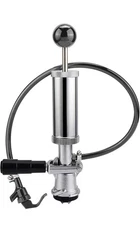 MRbrew Keg Party Pump, American D System Beer Keg Tap Keg Hand Pump 4'' Picnic P