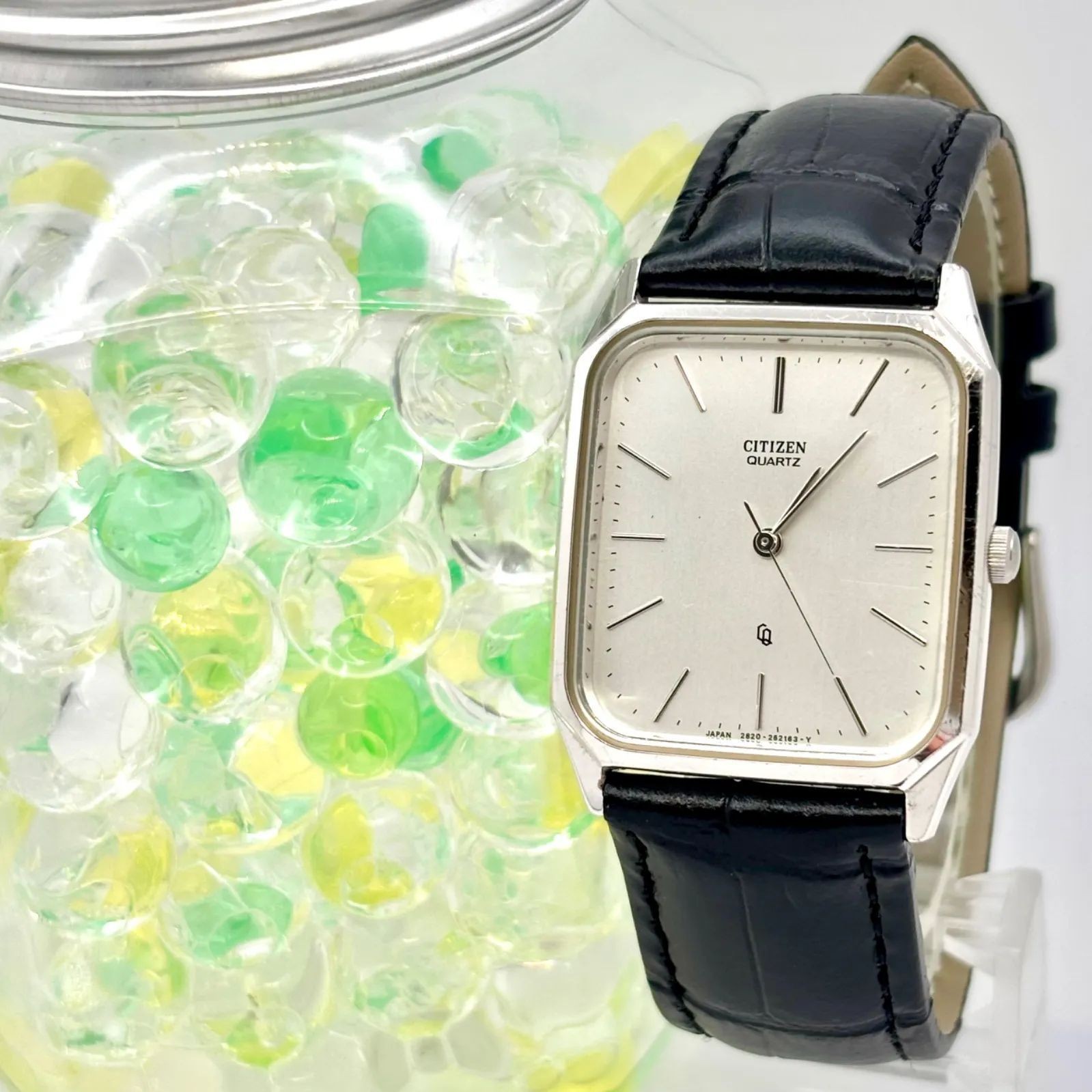 Citizen Rectangular Mens Watch Silver Dial 2830 2… - image 1