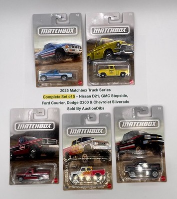 2025 Matchbox   Truck Series   1:64 Walmart Exclusive   Complete Set of 5  