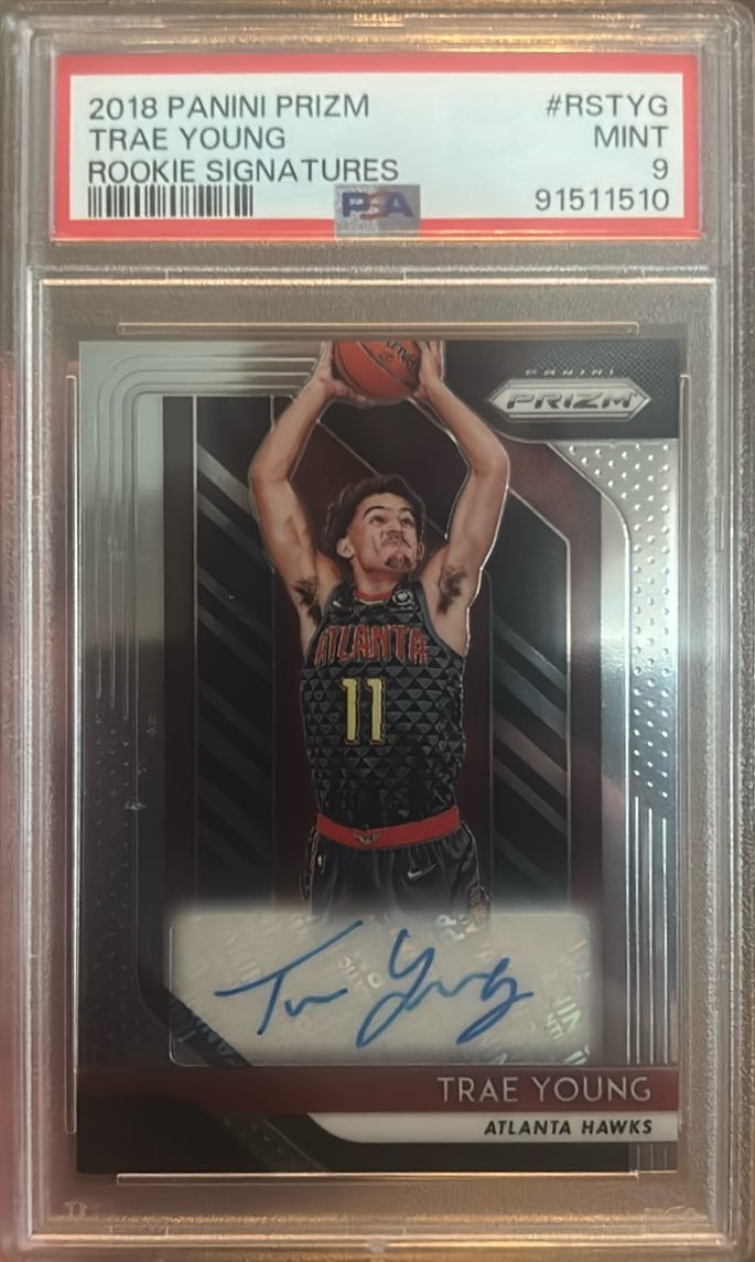 2018 Panini Prizm Rookie Signatures#RS-TYG Trae Young