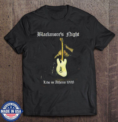 BLACKMORE'S NIGHT LIVE IN ATHENS 1998 T Shirt Full Size S-5XL