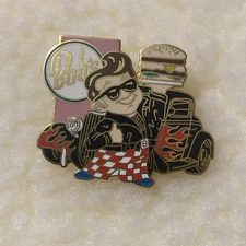 Rare Vintage 1997 Bobs Big Boy Gold And Enamel Pin