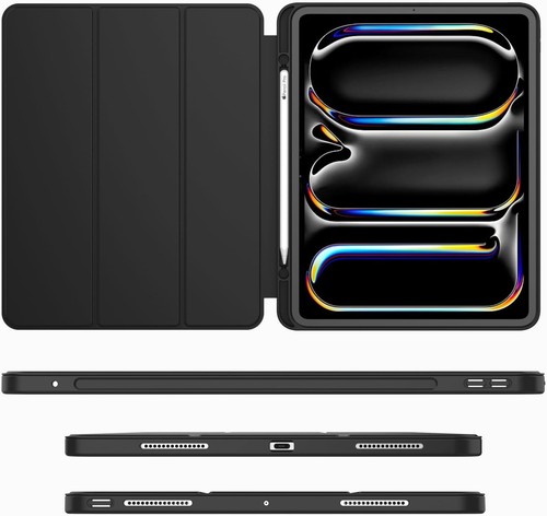 Case for iPad Pro 13 Inch (M5/M4) 2025/2024, Trifold Stand, Pencil Holder - Picture 2 of 6