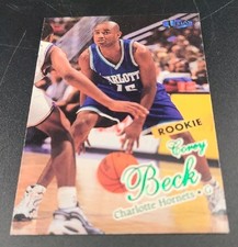 1998 Fleer Corey Beck #241 Rookie Charlotte Hornets Basketball Card. rookie card picture