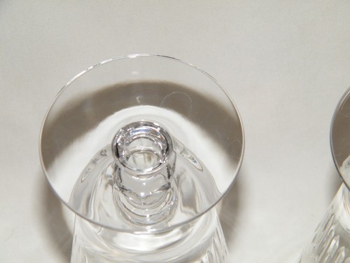 Vintage (6) Tiffin-Franziskaner "ATHLONE" GESCHLIFFENER KRISTALL EISTEE/WASSERKELCHE/GLÄSER - Bild 9 von 12