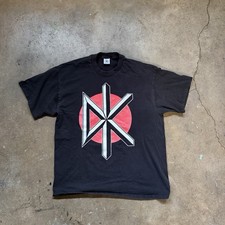 1997 Vintage Black Dead Kennedys Double-Sided Logo Punk Tee Made in USA Sz XL