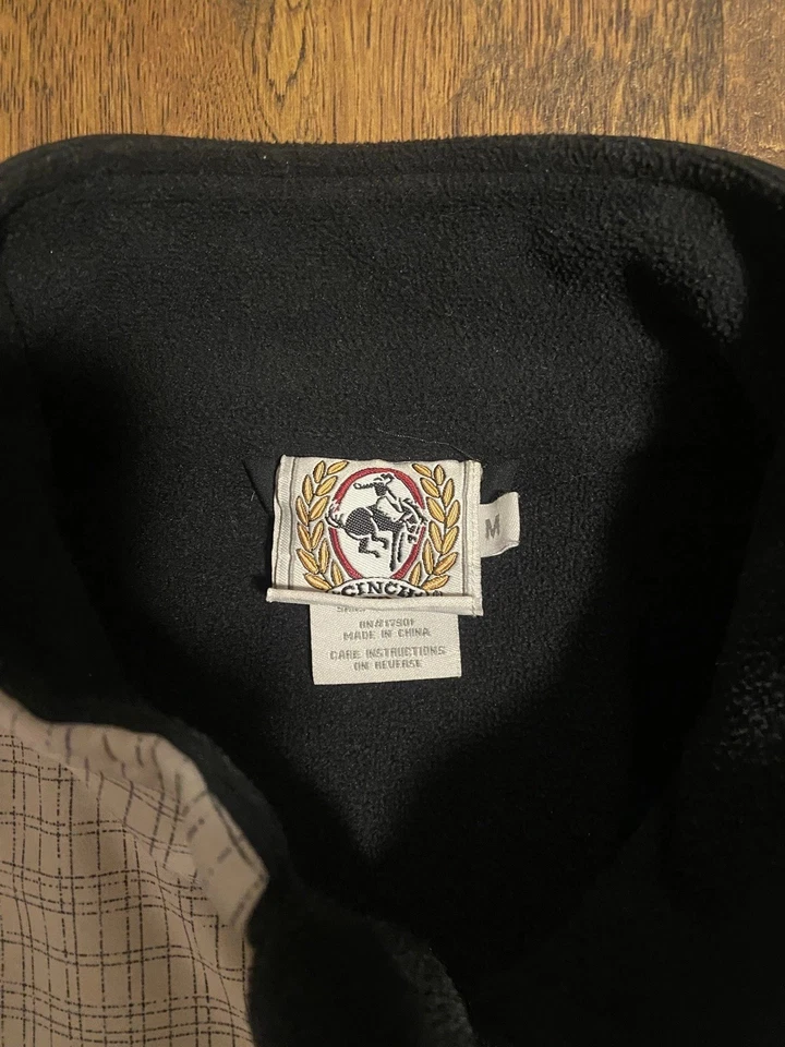 Cinch Jacket Mens Medium M Performance Full Zip Outdoor Western Rodeo Softshell - Image 3 of 3