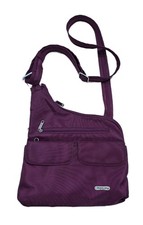 Travelon Classic Messenger Crossbody Travel Bag Anti Theft Purple 2 Pocket 