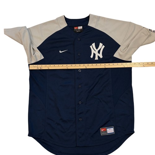 Vintage Nike New York Yankees Don Mattingly #23 Baseball Jersey Mens Medium Blue - Picture 9 of 9