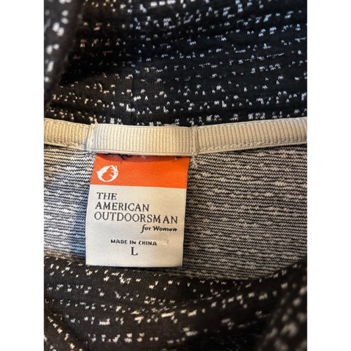 The American Outdoorsman Rollkragenpullover Damen Metallic Schwarz - Bild 5 von 6