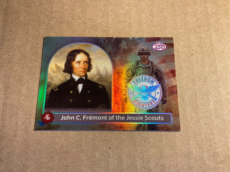 2026 Historic Autographs Military Part 2 Freedom Fighters FF13 John C. Fremont