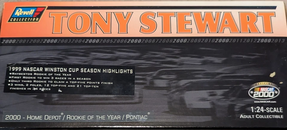 Pontiac novato vintage Tony Stewart NASCAR 1:24 diecast 2000 Home Depot Foto 2 de 4