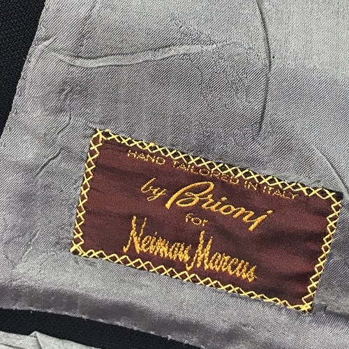 Blazer Brioni Para Hombre 48 58 Regular Lana Traiano Neiman Marcus Botones Italia - Imagen 17 de 20