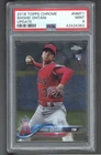 2018 Topps Chrome Update #HMT1 Shohei Ohtani PSA 9 ROOKIE RC