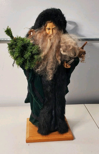 Vtg Lynn Haney Collection Santa Claus "Wizard Of The Forest" Signed 1989 - Picture 1 of 9