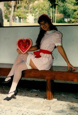 Semi Nude 1980s-90s Vintage real Photo- Woman- Stockings- Nurse- Valentine #8