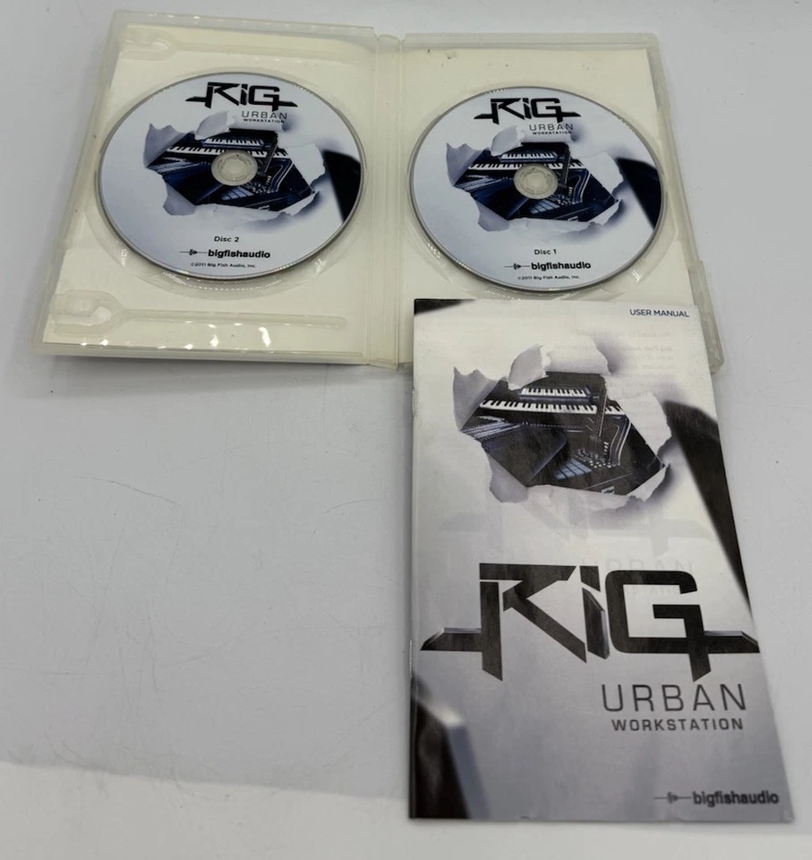 Big Fish Audio Rig Urban Workstation Cd Disc 2 Set Drum Bass Guitar & More - Image 3 of 3
