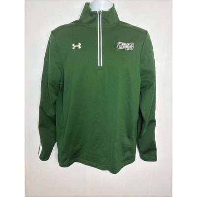 Charlotte 49ers Mens March Madness Green Pullover Activewear Basketball 1/4 Zip
