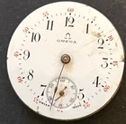Antique Omega 0s Pocket Watch Movement Parts/Repair Swiss