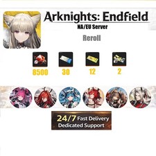 Arknight Endfield NA/EU Reroll 8500 Oroberyl+...